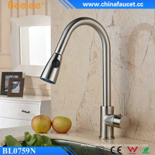 China Upc Kitchen Brushed Nickel Faucet Flexible Pull out